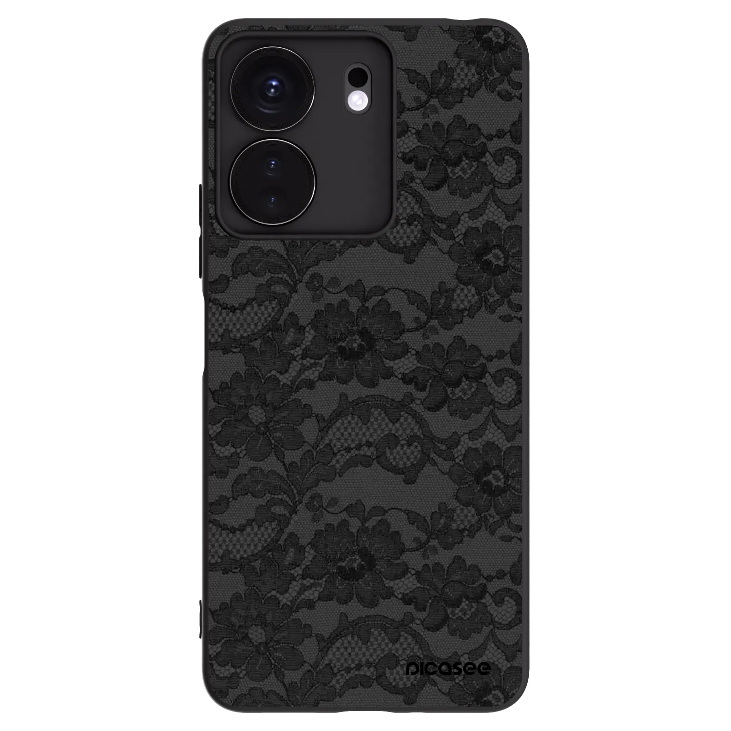 Picasee Xiaomi Redmi 13C 4G Hülle - Schwarzes Silikon - Dark Elegance