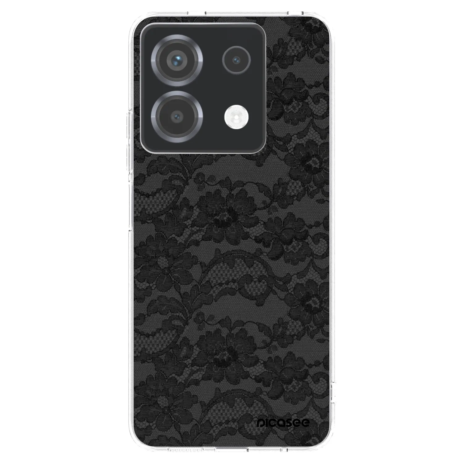 Picasee Xiaomi Poco X6 Hülle - Transparentes Silikon - Dark Elegance