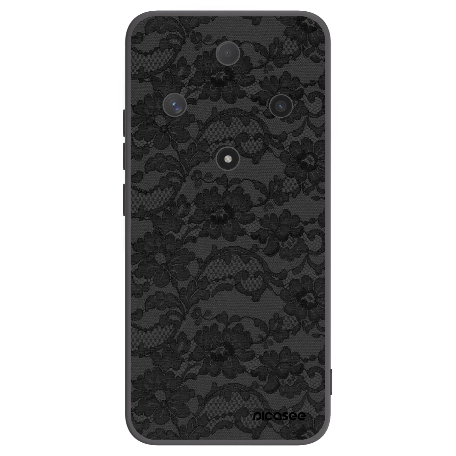 Picasee Honor Magic6 Lite 5G Hülle - Schwarzes Silikon - Dark Elegance
