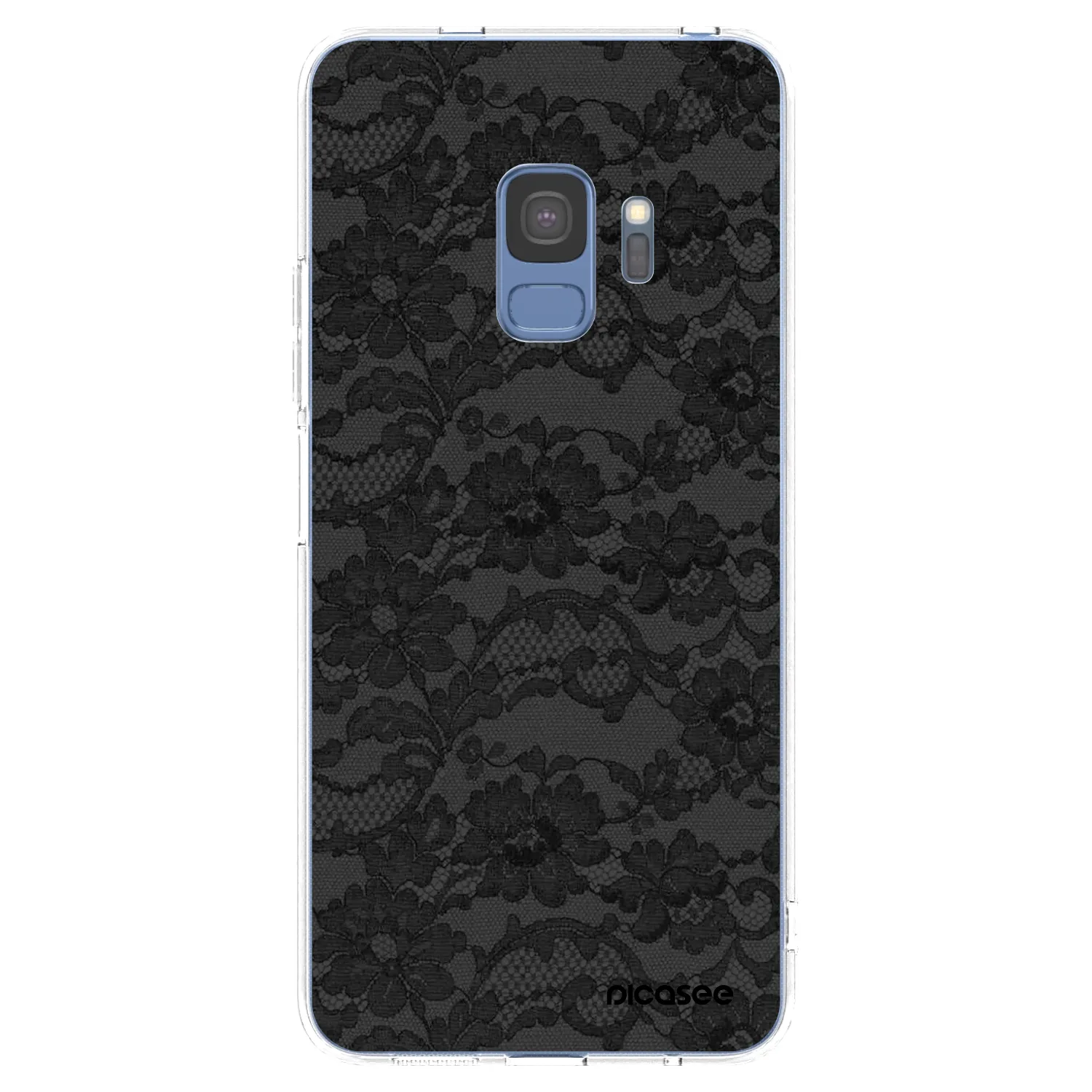 Picasee Samsung Galaxy S9 G960F Hülle - Transparentes Silikon - Dark Elegance