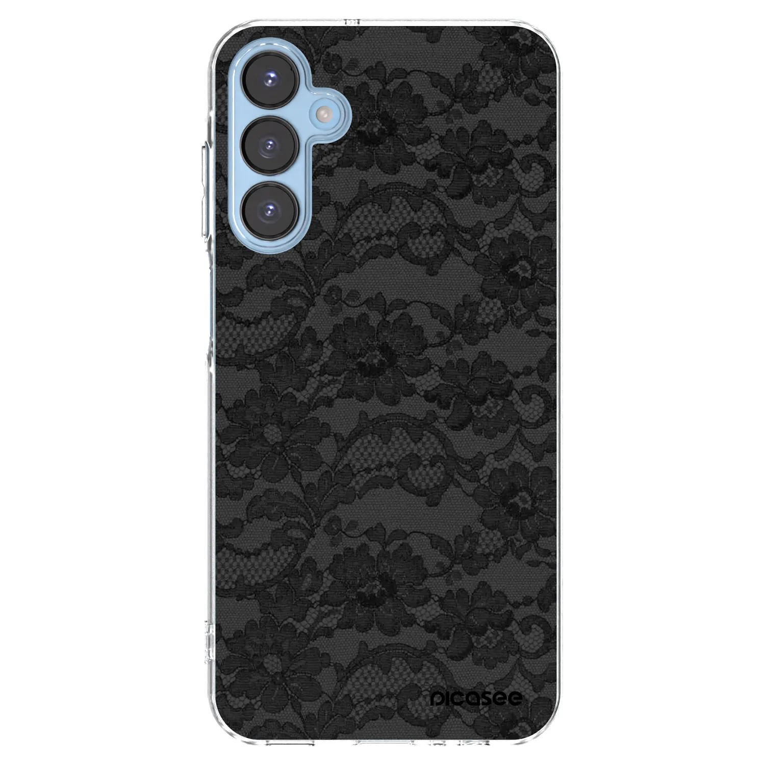 Picasee Samsung Galaxy A15 A156B 5G Hülle - Transparentes Silikon - Dark Elegance