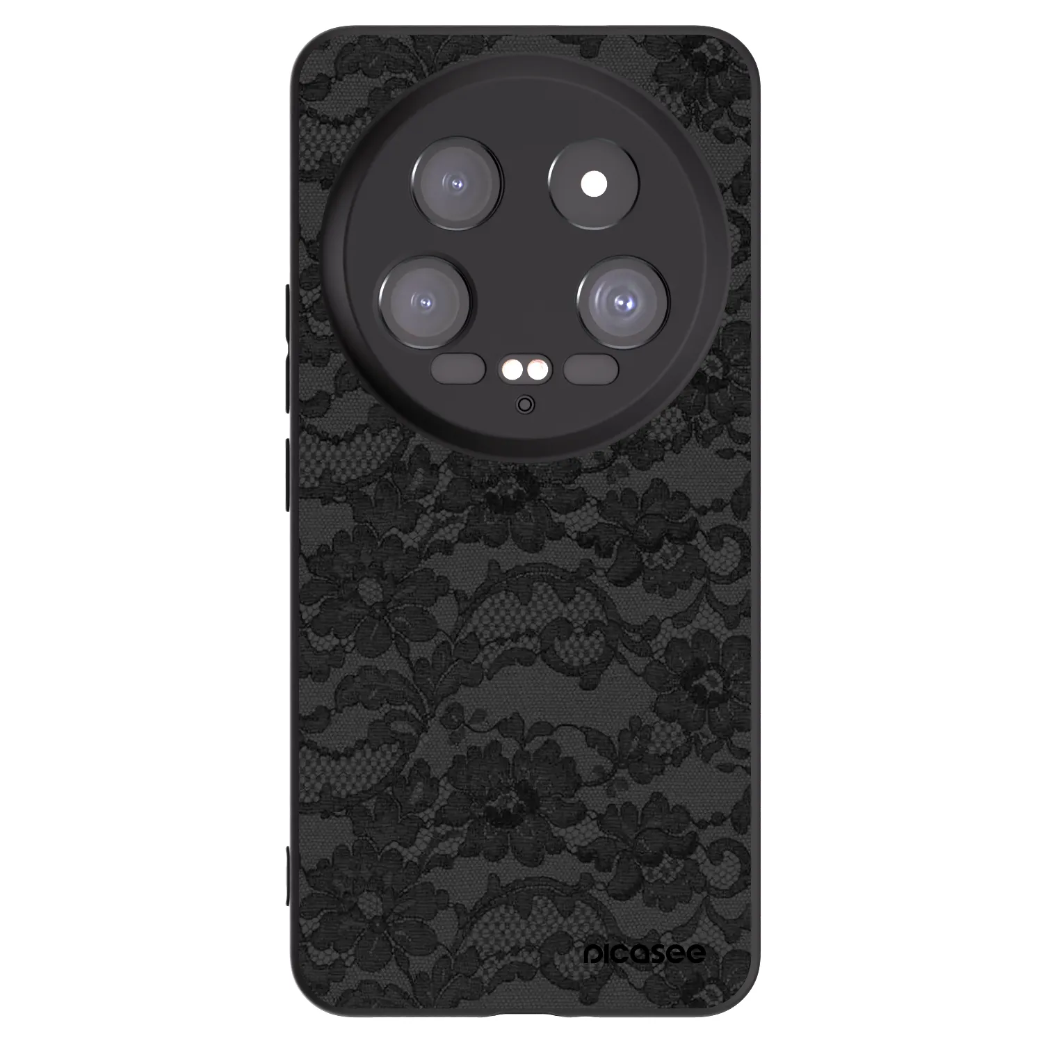 Picasee Xiaomi 14 Ultra Hülle - Schwarzes Silikon - Dark Elegance