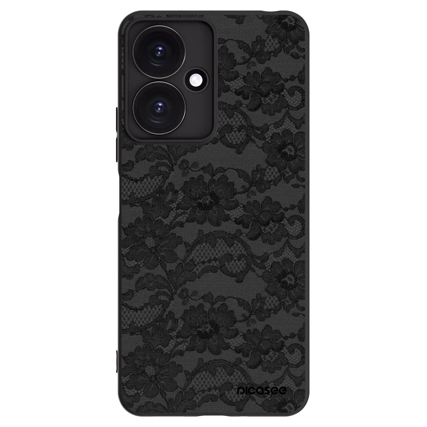 Picasee Xiaomi Redmi 13C 5G Hülle - Schwarzes Silikon - Dark Elegance