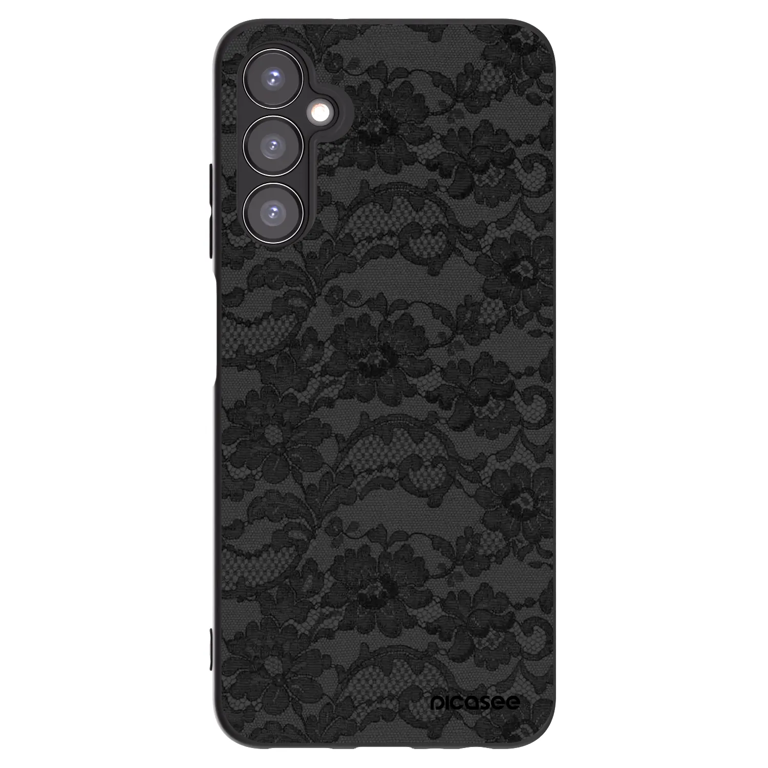 Picasee Samsung Galaxy A05s A057G Hülle - Schwarzes Silikon - Dark Elegance