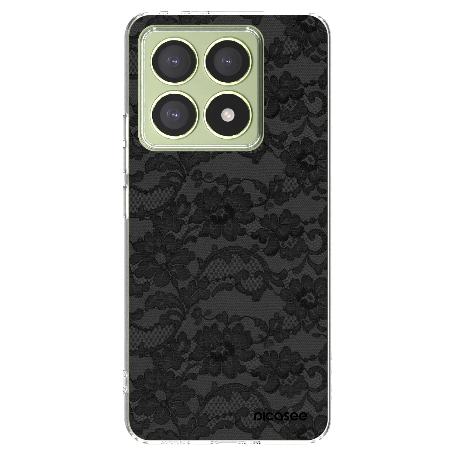 Picasee Xiaomi 14T Hülle - Transparentes Silikon - Dark Elegance