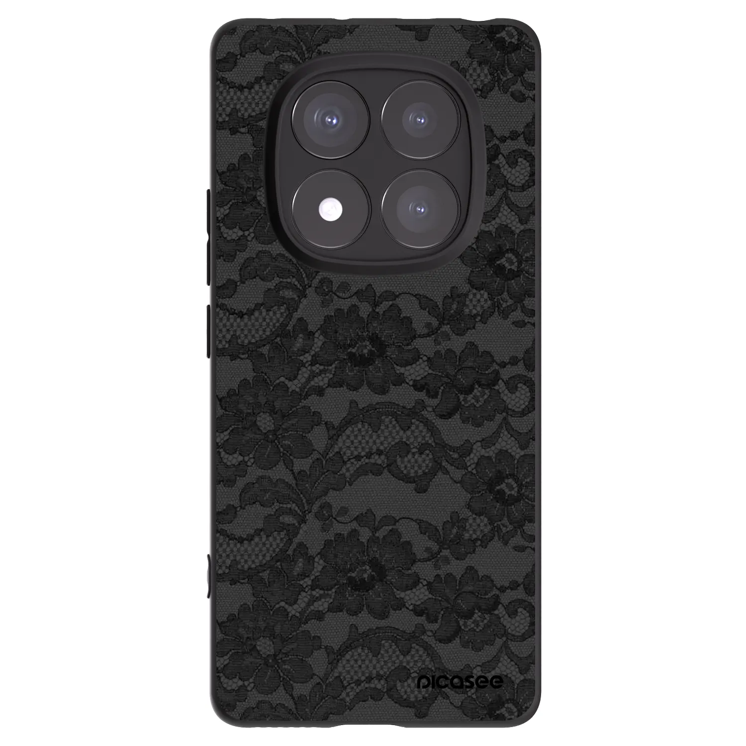 Picasee Xiaomi Redmi Note 14 Pro+ 5G Hülle - Schwarzes Silikon - Dark Elegance