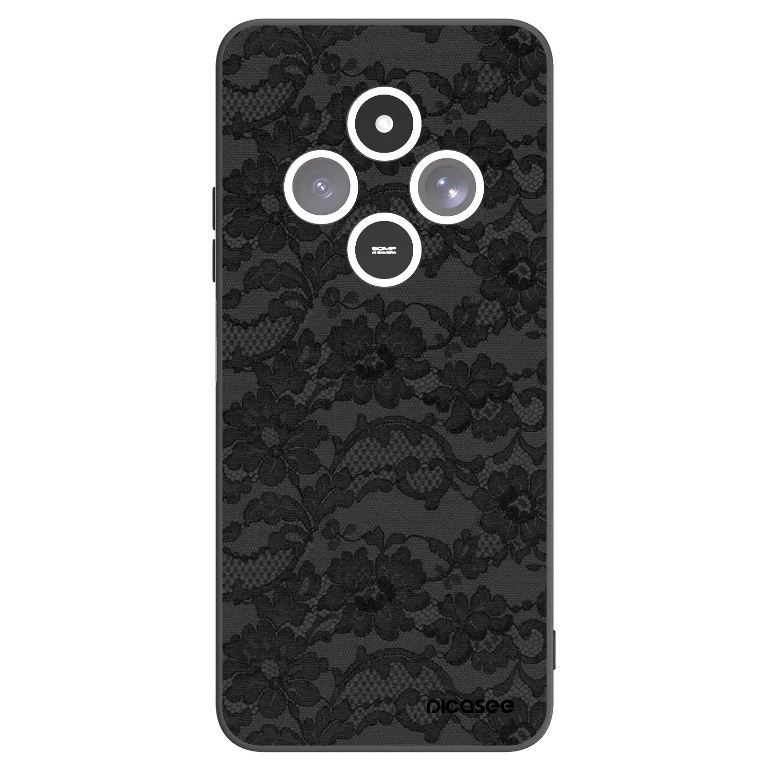 Picasee Xiaomi Redmi 14C Hülle - Schwarzes Silikon - Dark Elegance