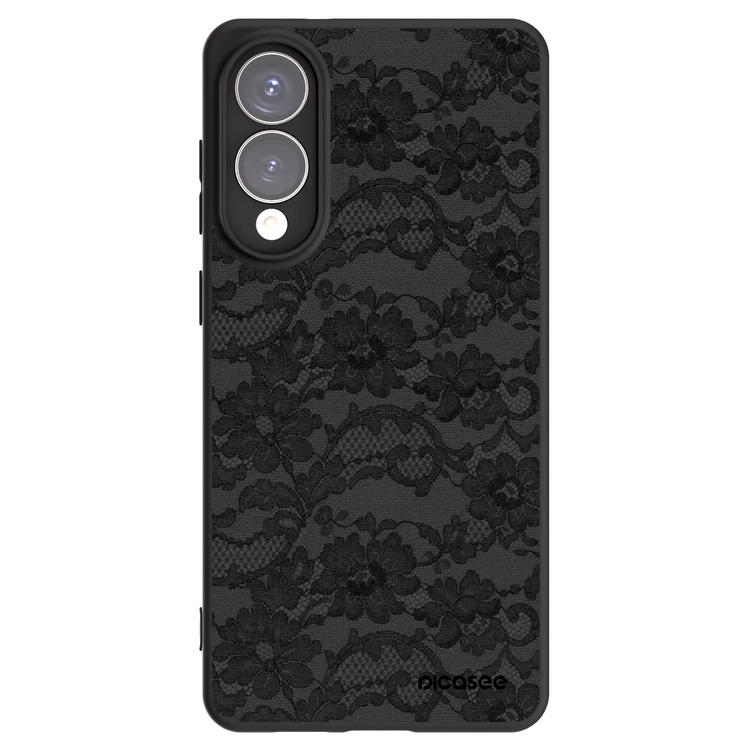 Picasee Samsung Galaxy S25 Edge 5G Hülle - Schwarzes Silikon - Dark Elegance