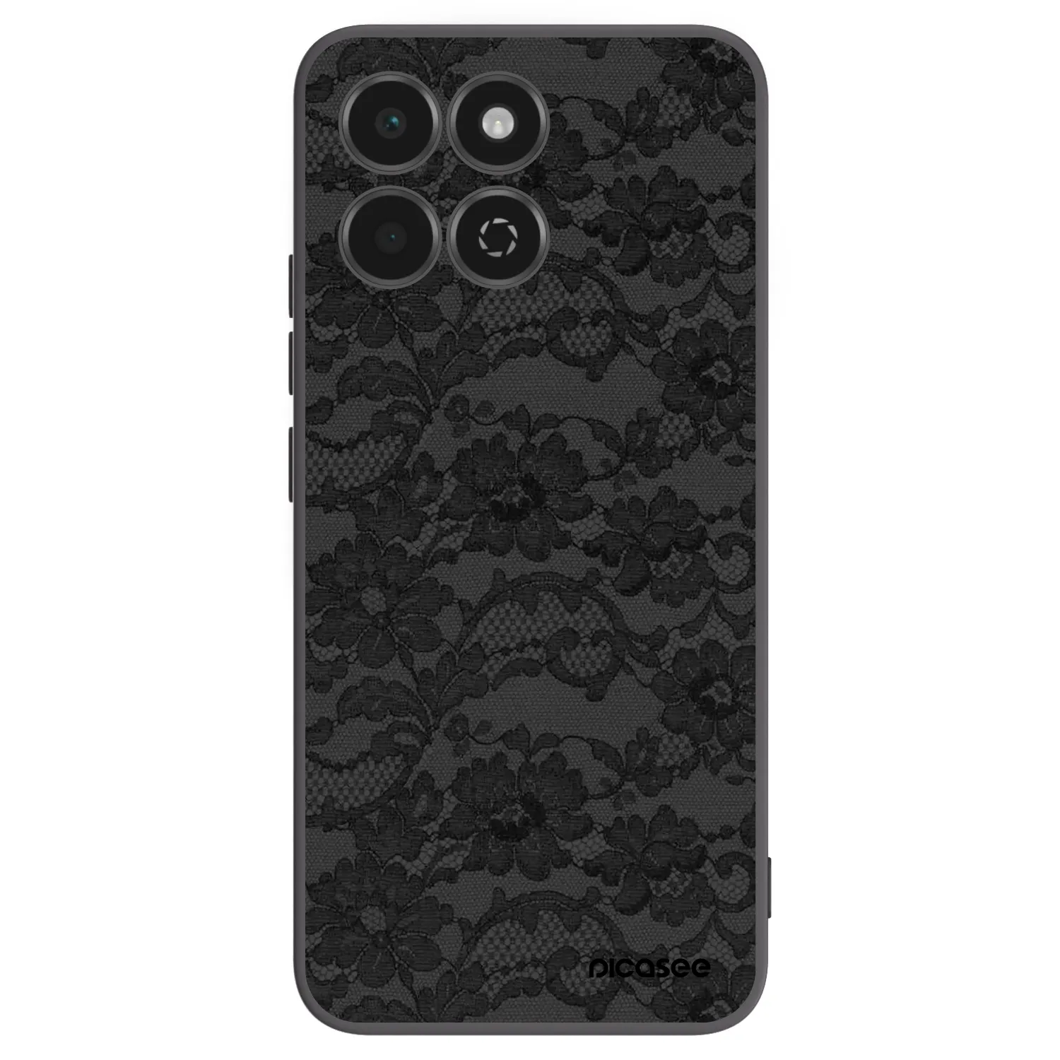 Picasee Honor 200 Smart 5G Hülle - Schwarzes Silikon - Dark Elegance