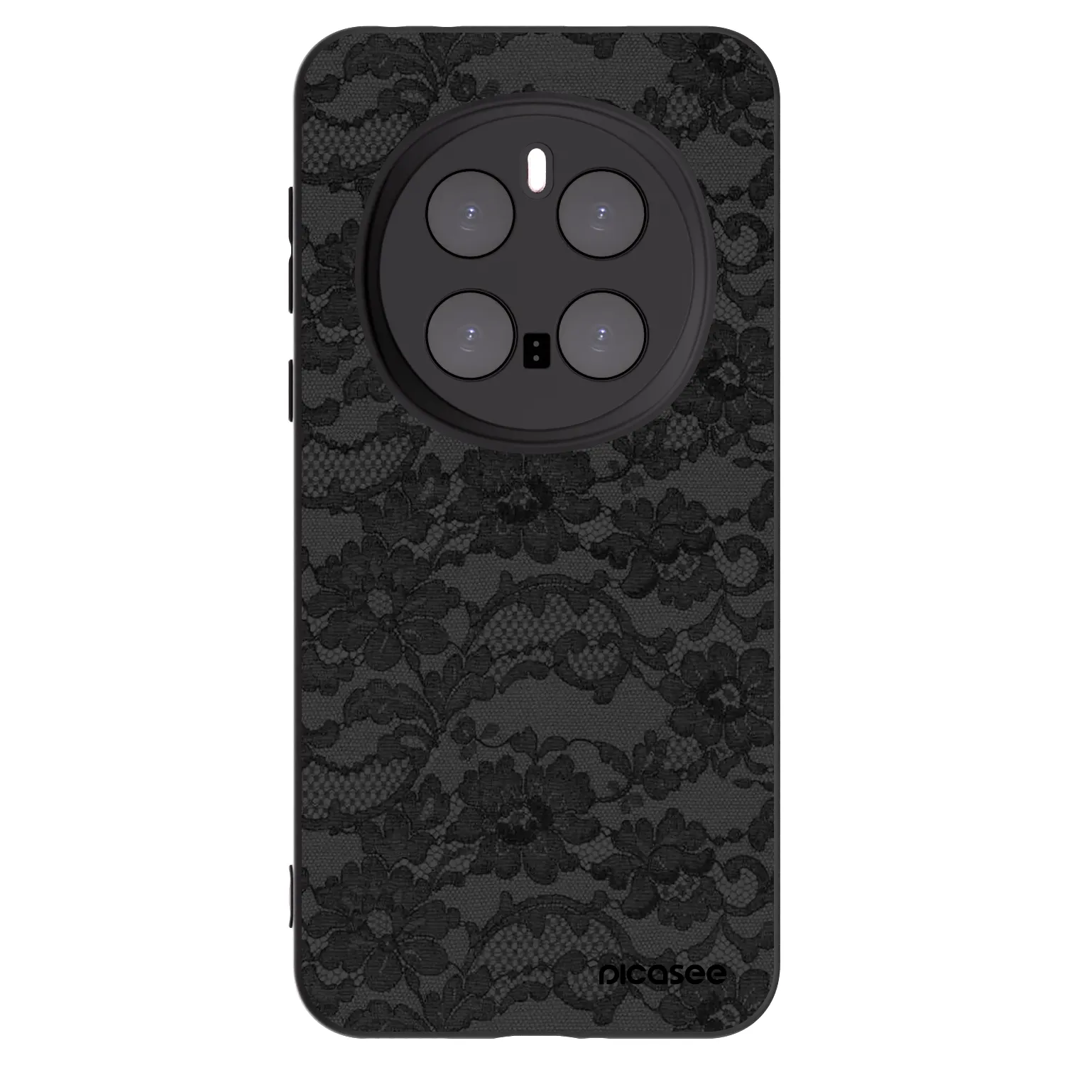 Picasee Honor Magic7 Pro 5G Hülle - Schwarzes Silikon - Dark Elegance