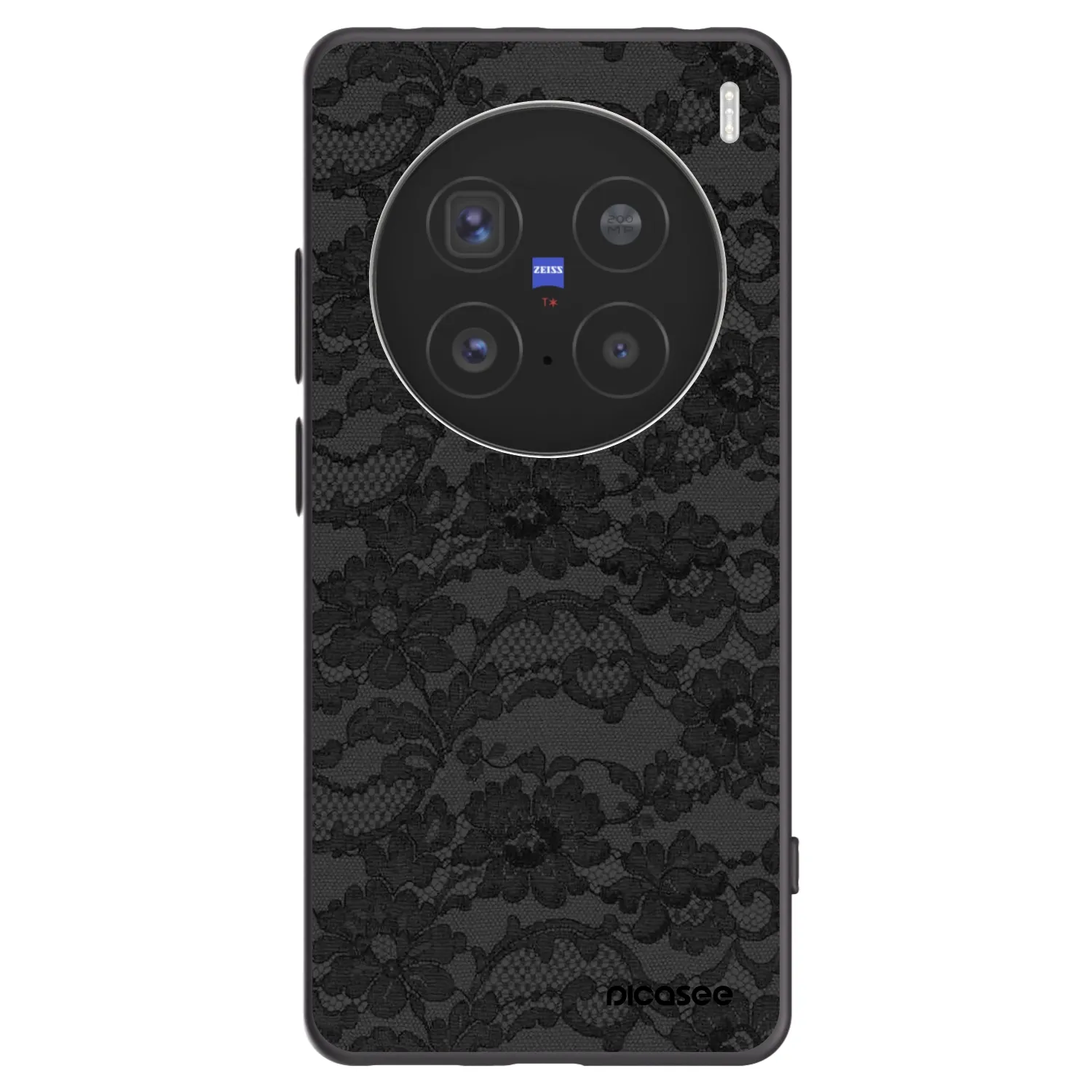 Picasee Vivo X200 Pro Hülle - Schwarzes Silikon - Dark Elegance