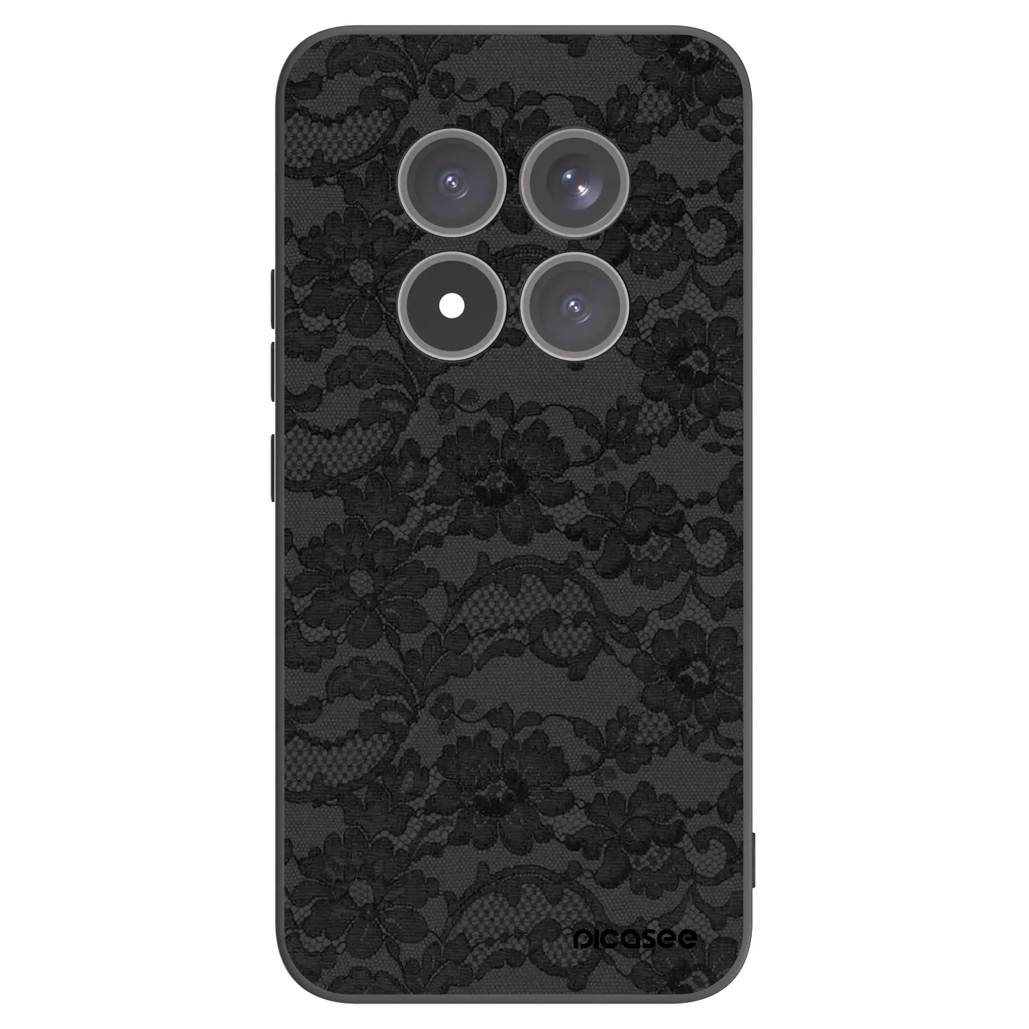 Picasee Xiaomi Redmi Note 15 Pro+ Hülle - Schwarzes Silikon - Dark Elegance