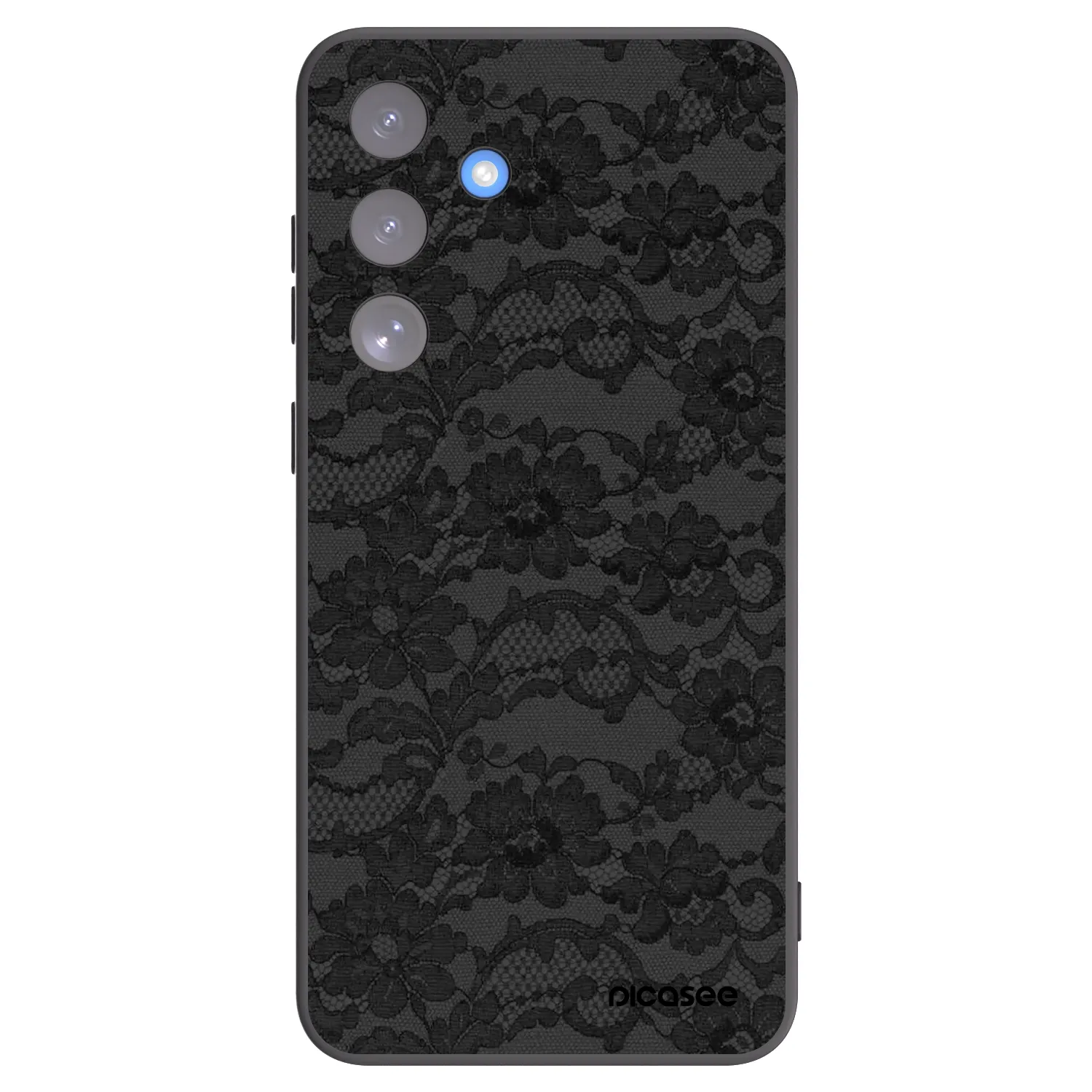 Picasee Samsung Galaxy S25 FE 5G Hülle - Schwarzes Silikon - Dark Elegance