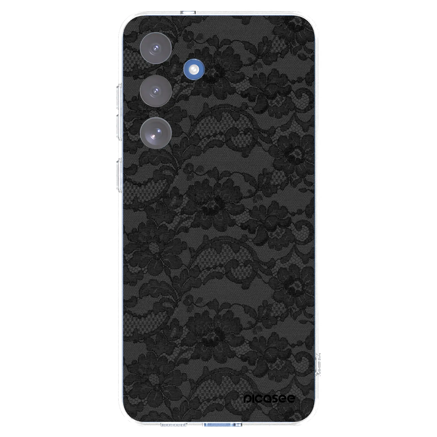 Picasee Samsung Galaxy S25 FE 5G Hülle - Transparentes Silikon - Dark Elegance