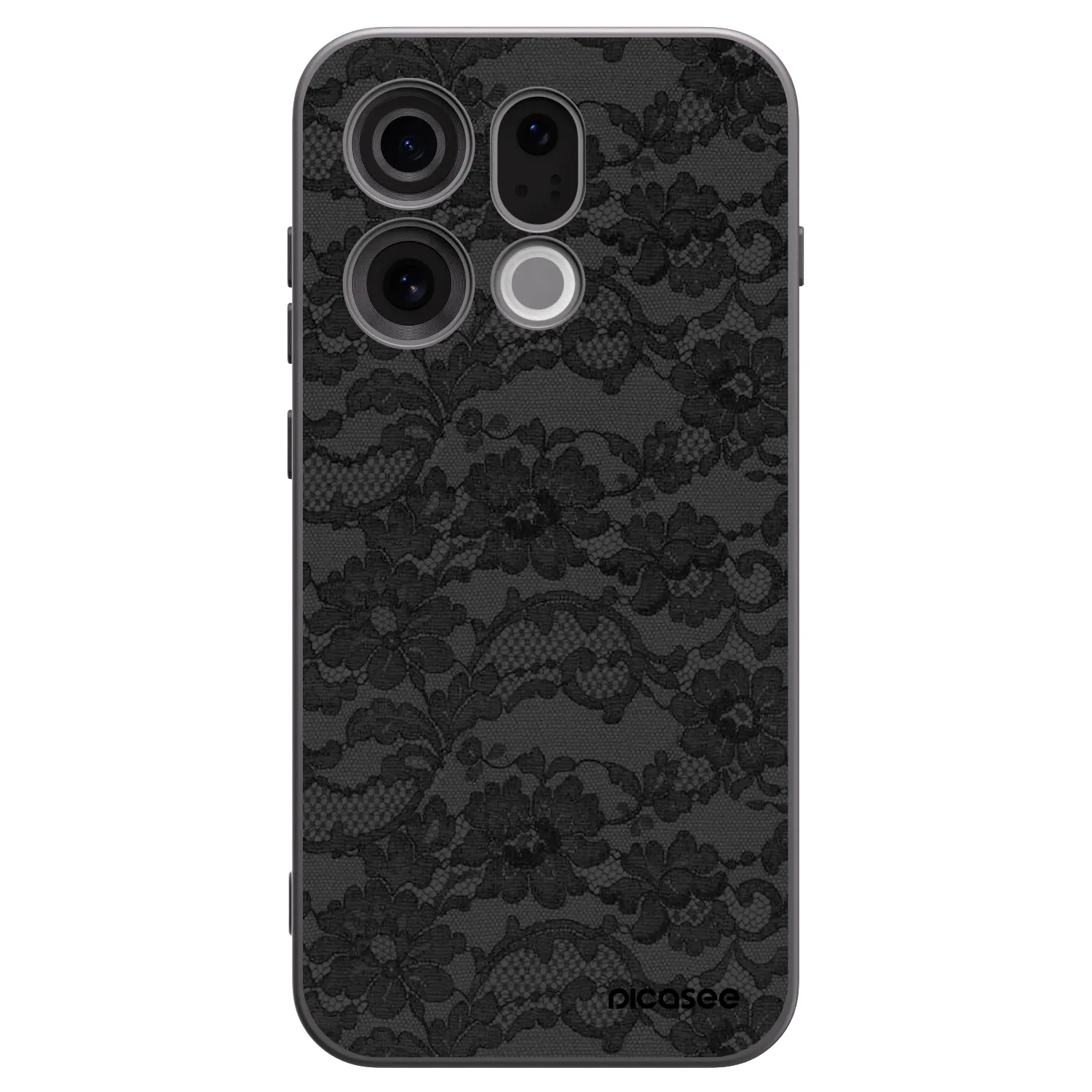 Picasee OPPO Find X9 Hülle - Schwarzes Silikon - Dark Elegance