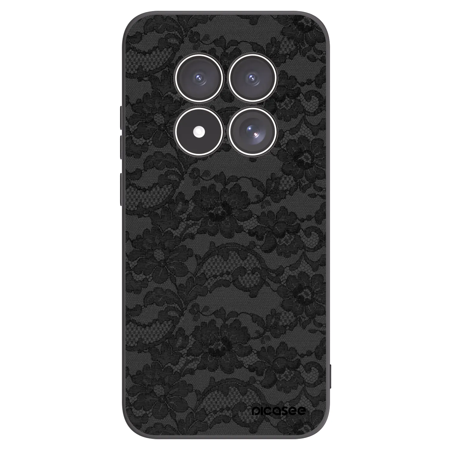 Picasee Xiaomi Redmi Note 15 Pro 5G Hülle - Schwarzes Silikon - Dark Elegance