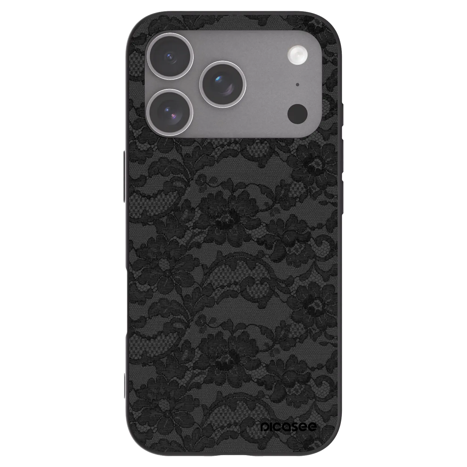 Picasee Apple iPhone 18 Pro Hülle - Schwarzes Silikon - Dark Elegance
