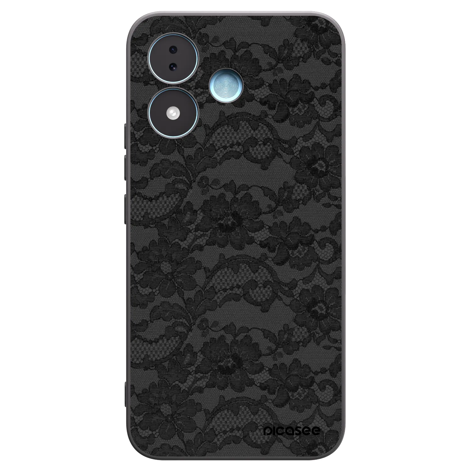Picasee Xiaomi Redmi Note 17 5G Hülle - Schwarzes Silikon - Dark Elegance