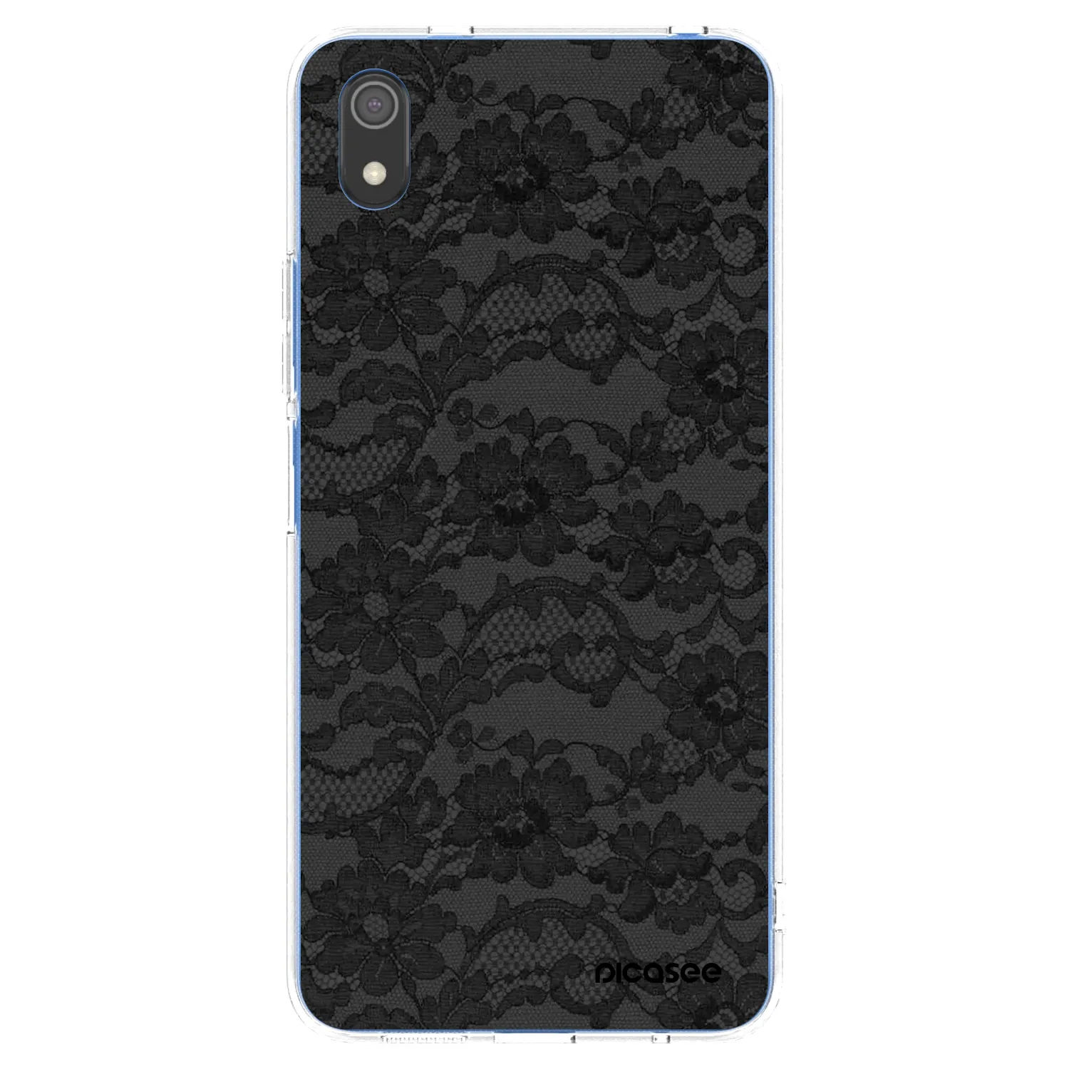 Picasee Xiaomi Redmi 7A Hülle - Transparentes Silikon - Dark Elegance