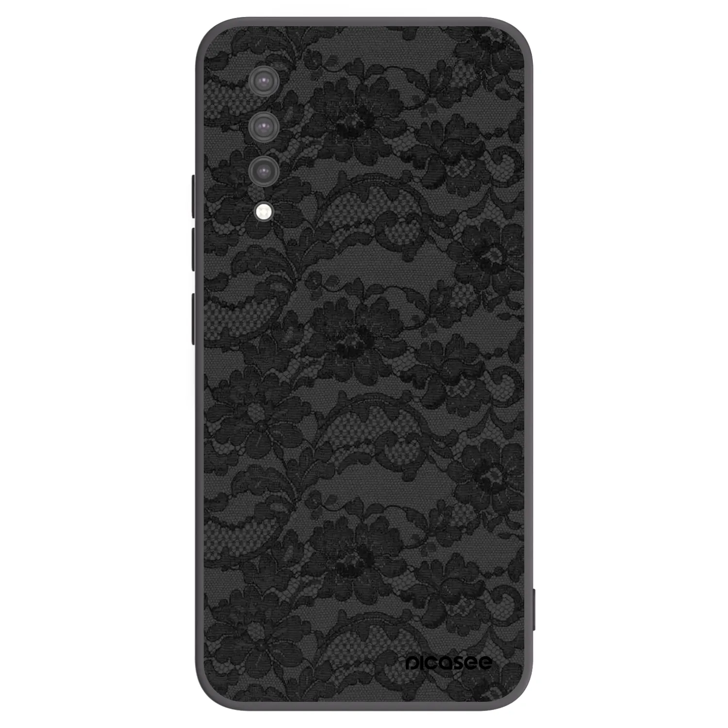 Picasee Xiaomi Mi 9 Lite Hülle - Schwarzes Silikon - Dark Elegance