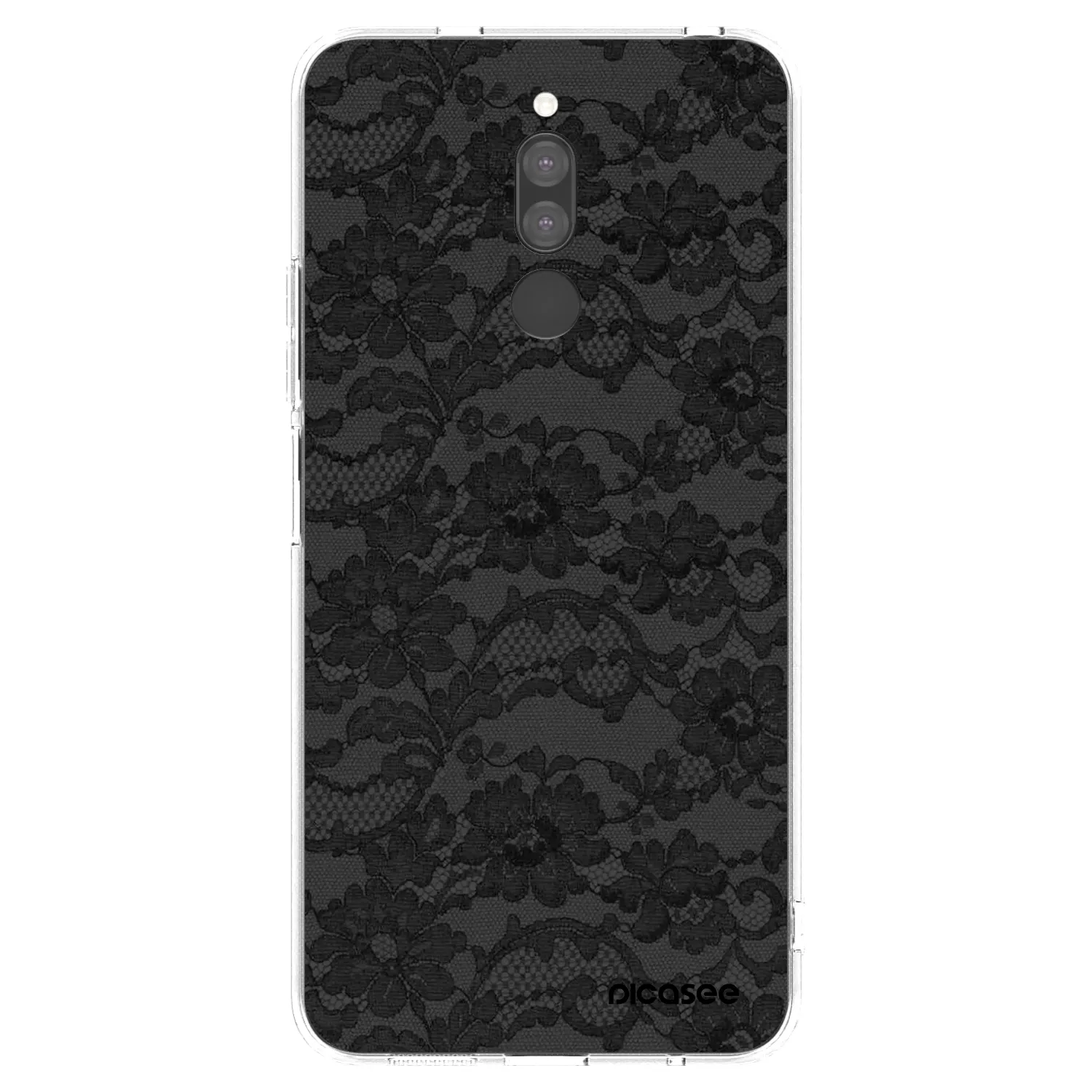 Picasee Xiaomi Redmi 8 Hülle - Transparentes Silikon - Dark Elegance