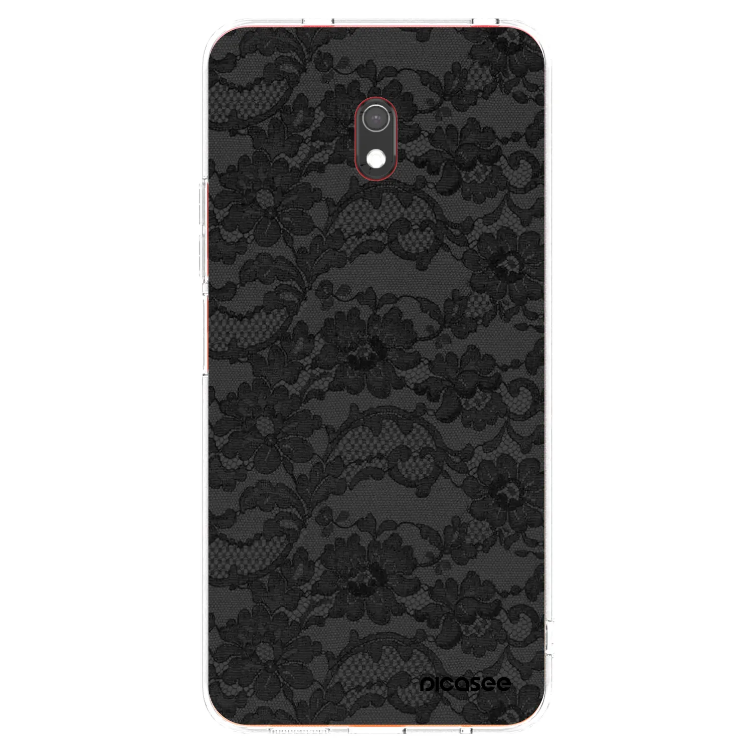 Picasee Xiaomi Redmi 8A Hülle - Transparentes Silikon - Dark Elegance
