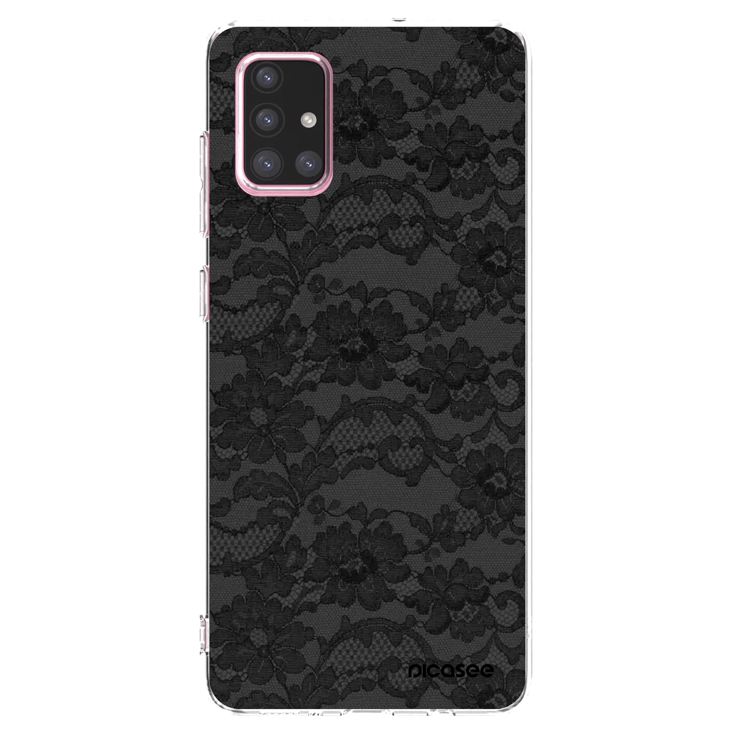 Picasee Samsung Galaxy A71 A715F Hülle - Transparentes Silikon - Dark Elegance