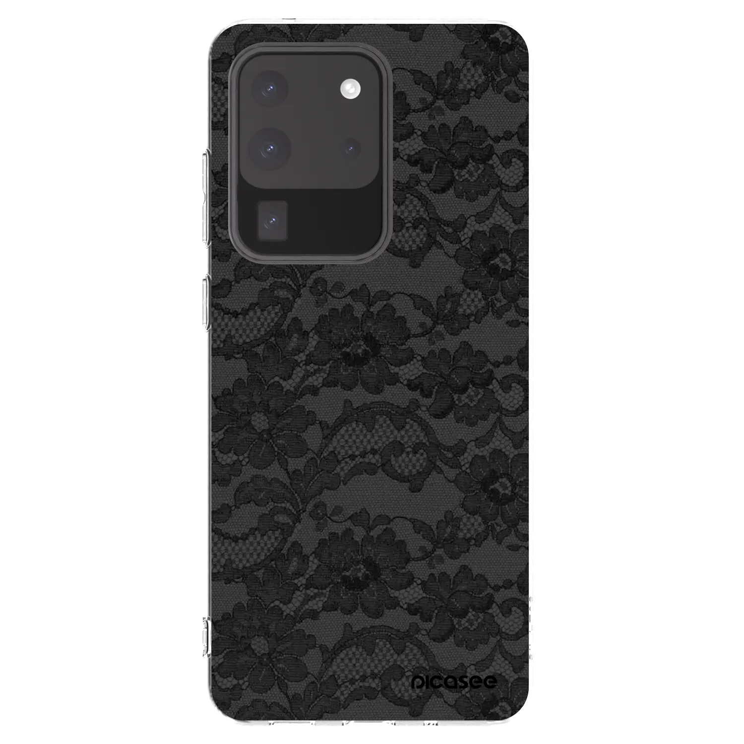 Picasee Samsung Galaxy S20 Ultra 5G G988F Hülle - Transparentes Silikon - Dark Elegance