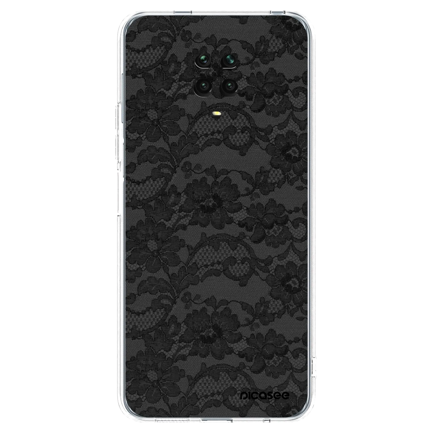 Picasee Xiaomi Redmi Note 9S Hülle - Transparentes Silikon - Dark Elegance