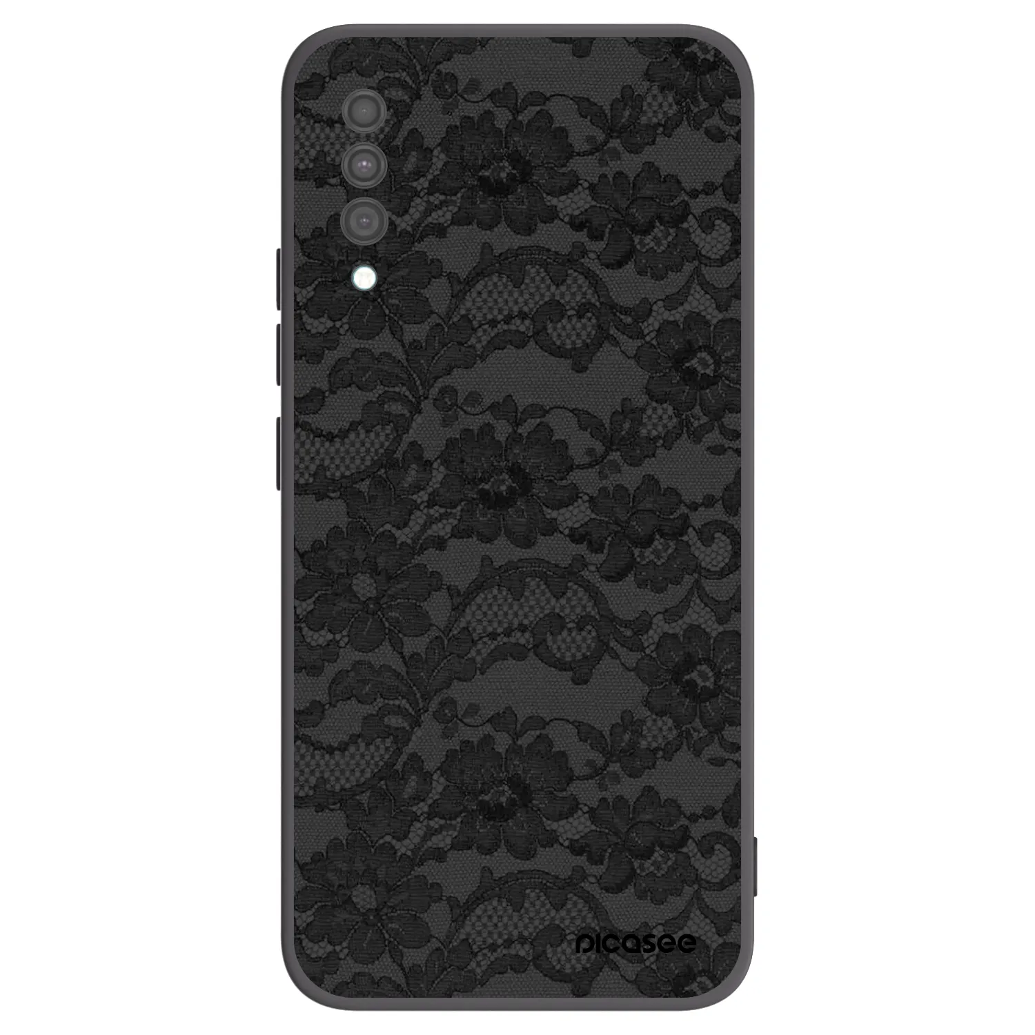 Picasee Samsung Galaxy A30s A307F Hülle - Schwarzes Silikon - Dark Elegance