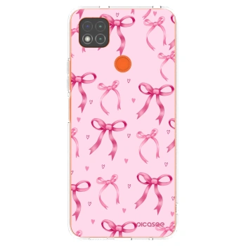 Picasee Xiaomi Redmi 9C Hülle - Transparentes Silikon - Bow Aesthetic