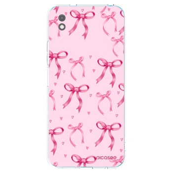 Picasee Xiaomi Redmi 9A Hülle - Schwarzes Silikon - Bow Aesthetic