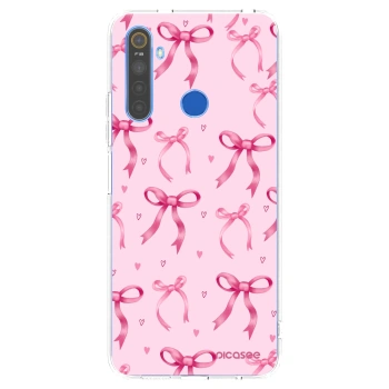 Picasee Realme 5 Hülle - Transparentes Silikon - Bow Aesthetic
