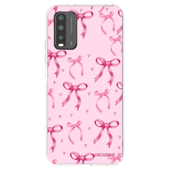 Picasee Xiaomi Redmi 9T Hülle - Transparentes Silikon - Bow Aesthetic
