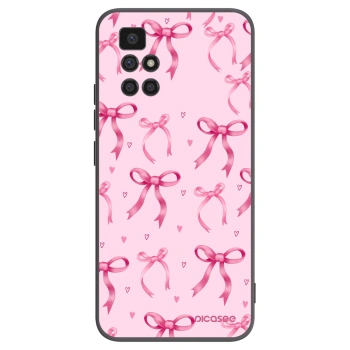 Picasee Xiaomi Redmi 10 Hülle - Schwarzes Silikon - Bow Aesthetic