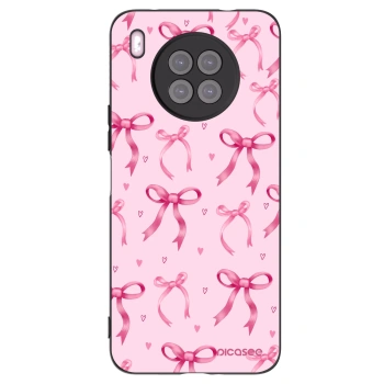 Picasee Huawei Nova 8i Hülle - Schwarzes Silikon - Bow Aesthetic