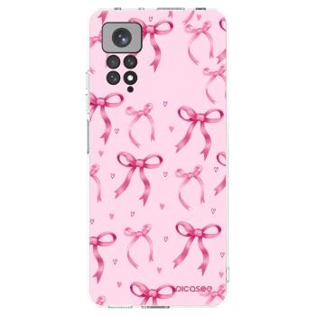 Picasee Xiaomi Redmi Note 11 Hülle - Transparentes Silikon - Bow Aesthetic
