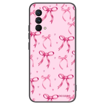 Picasee Realme GT Master Edition 5G Hülle - Schwarzes Silikon - Bow Aesthetic