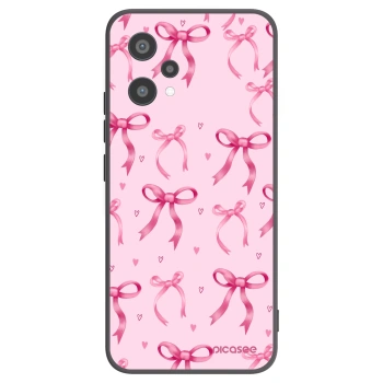 Picasee Realme 9 Pro 5G Hülle - Schwarzes Silikon - Bow Aesthetic