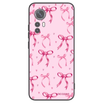 Picasee Xiaomi 12 Hülle - Schwarzes Silikon - Bow Aesthetic