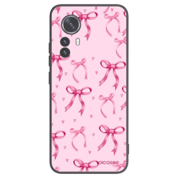 Picasee Xiaomi 12 Pro Hülle - Schwarzes Silikon - Bow Aesthetic