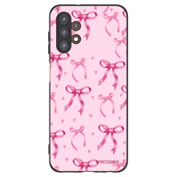 Picasee Samsung Galaxy A13 4G A135 Hülle - Schwarzes Silikon - Bow Aesthetic