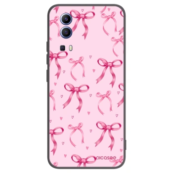 Picasee Vivo Y52 5G Hülle - Schwarzes Silikon - Bow Aesthetic
