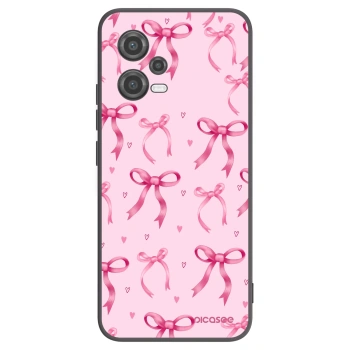 Picasee Xiaomi Poco X5 Hülle - Schwarzes Silikon - Bow Aesthetic