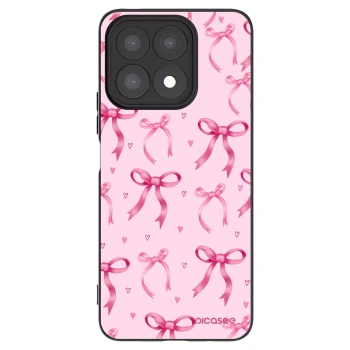 Picasee Honor X8a Hülle - Schwarzes Silikon - Bow Aesthetic