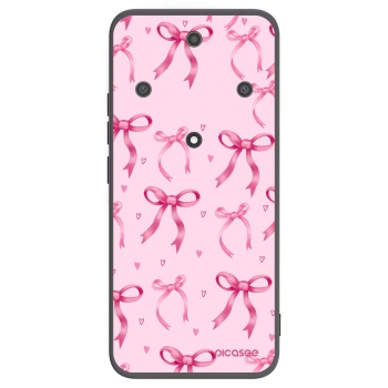 Picasee Honor Magic5 Lite 5G Hülle - Schwarzes Silikon - Bow Aesthetic