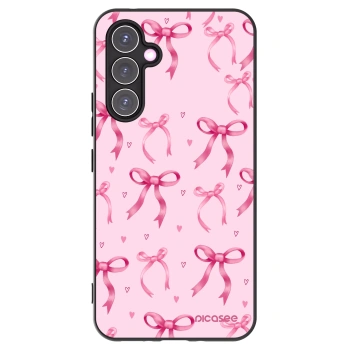 Picasee Samsung Galaxy A54 5G A546B Hülle - Schwarzes Silikon - Bow Aesthetic