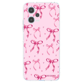 Picasee Xiaomi Redmi Note 12 5G Hülle - Transparentes Silikon - Bow Aesthetic