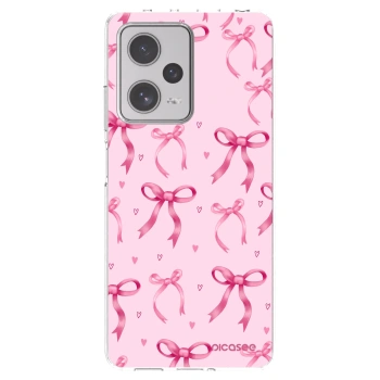Picasee Xiaomi Redmi Note 12 Pro+ 5G Hülle - Transparentes Silikon - Bow Aesthetic