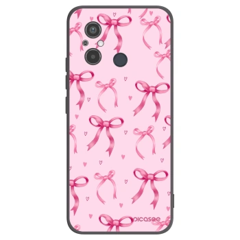 Picasee Xiaomi Redmi 12C Hülle - Schwarzes Silikon - Bow Aesthetic